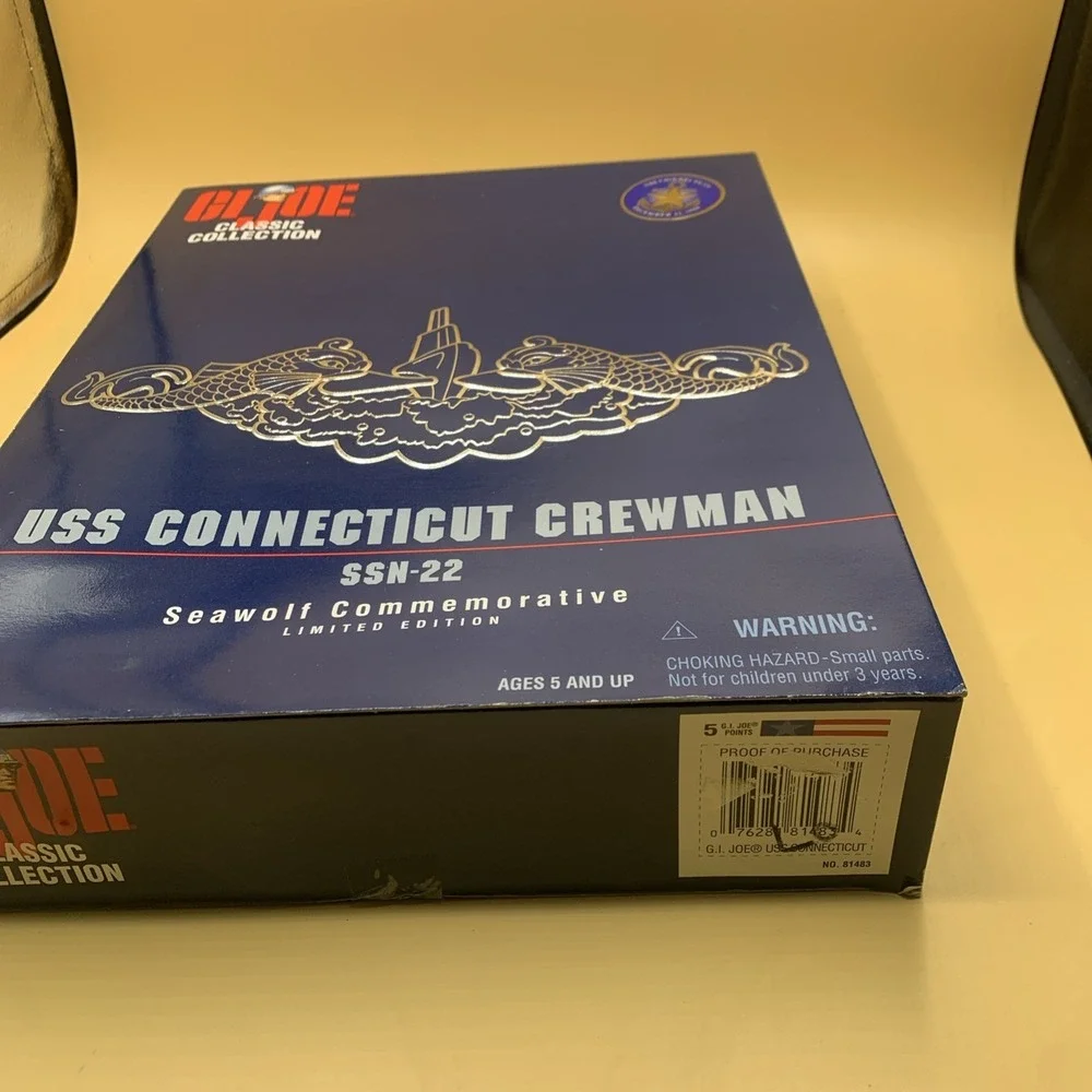 GI Joe Classic Collection USS CONNECTICUT CREWMAN SSN-22 Seawolf 1998 Sealed Box